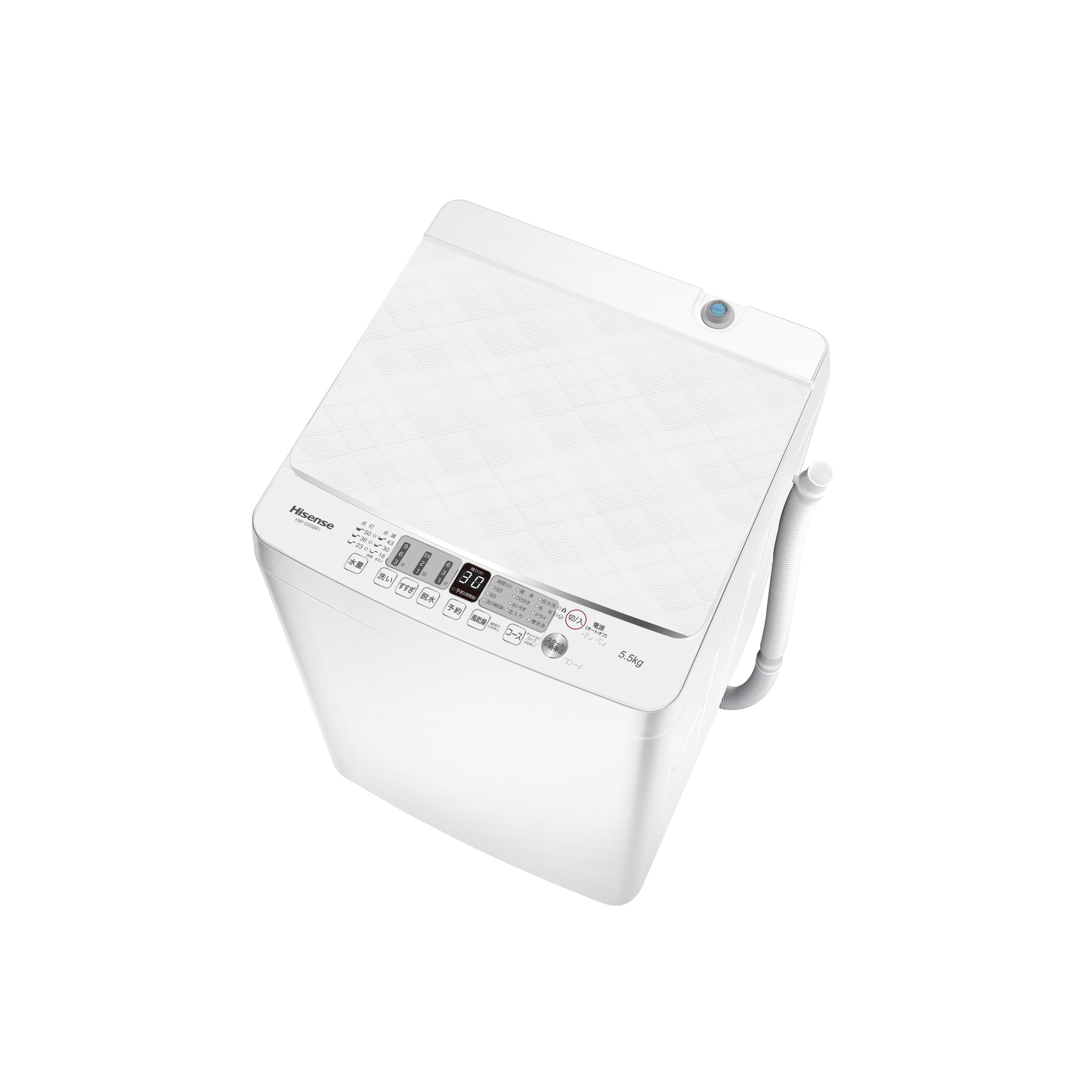 ハイセンス 全自動 洗濯機 6kg ホワイト HW-G60A - 洗濯機