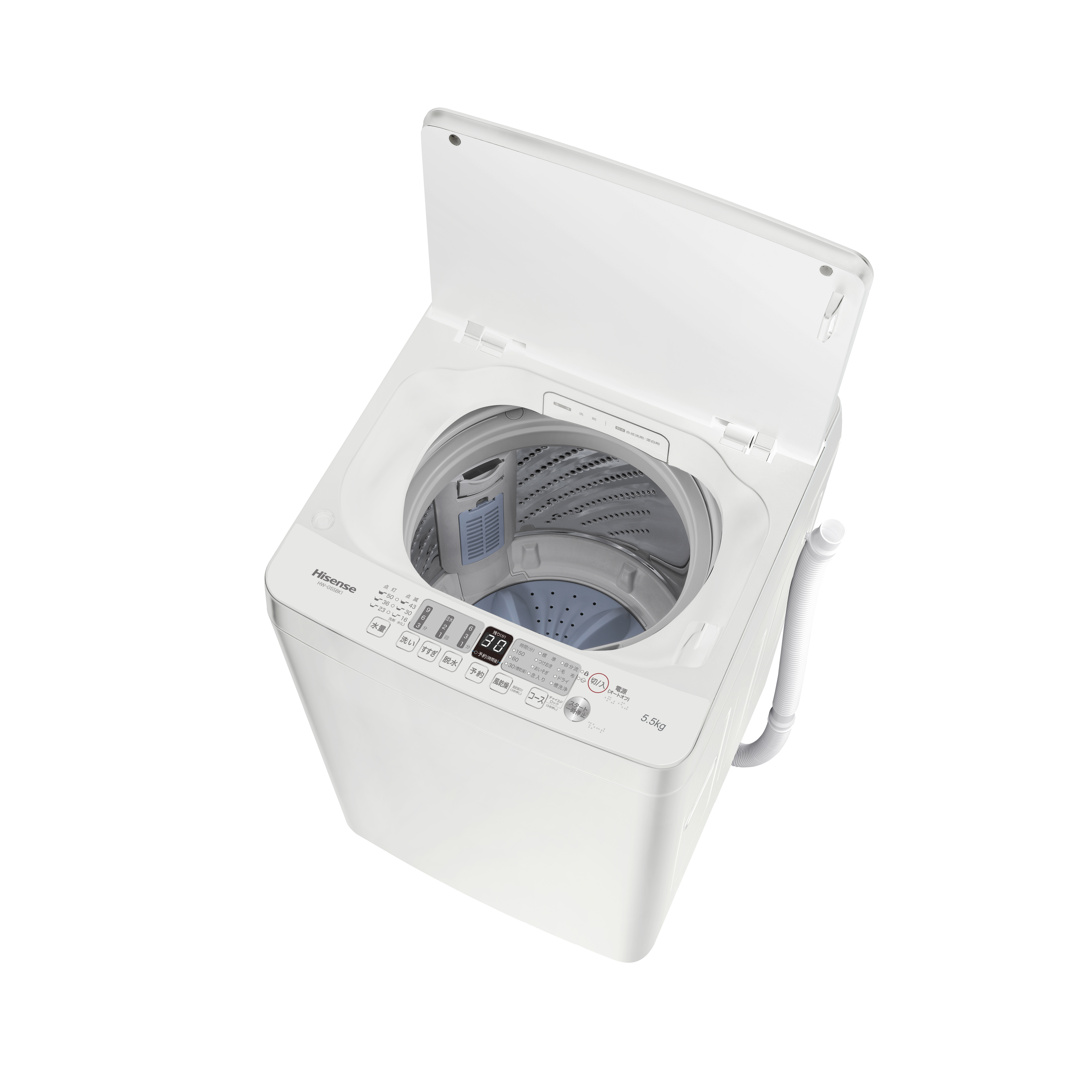 HISENSE ハイセンス 全自動洗濯機 HW-T45C 4.5kg 17年製 - 洗濯機