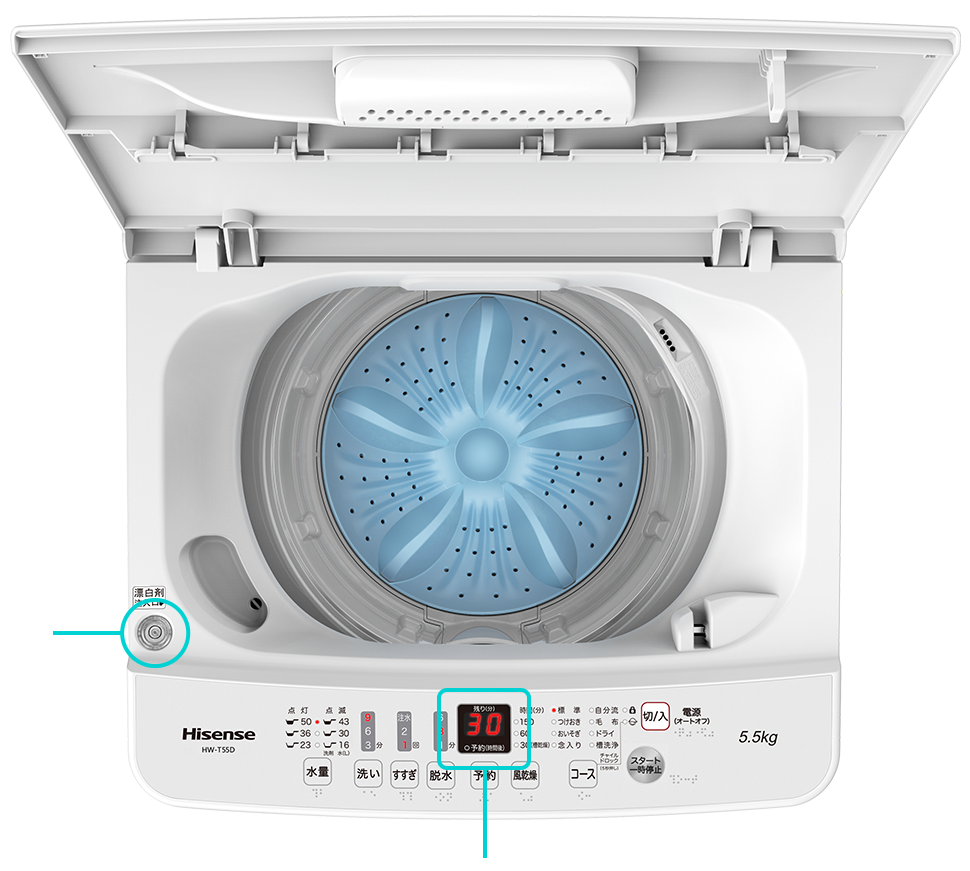 2020★美品★Hisense 4.5kg 洗濯機【HW-T45C】ARAL